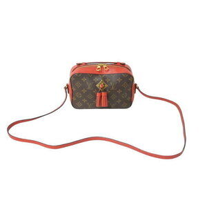 Louis Vuitton Shoulder Bag Santonge Freesia Brown Red